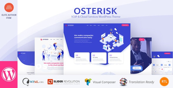 云服务企业主题 Osterisk V1.7 版