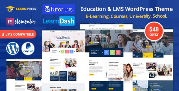 教育,学习管理系统主题 Edubin V5.0.8
