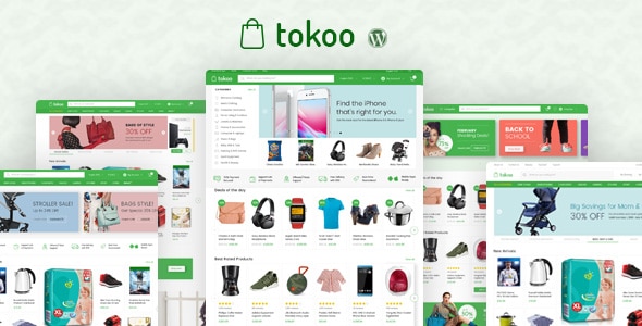多商户 WooCommerce 主题 Tokoo V1.1.7