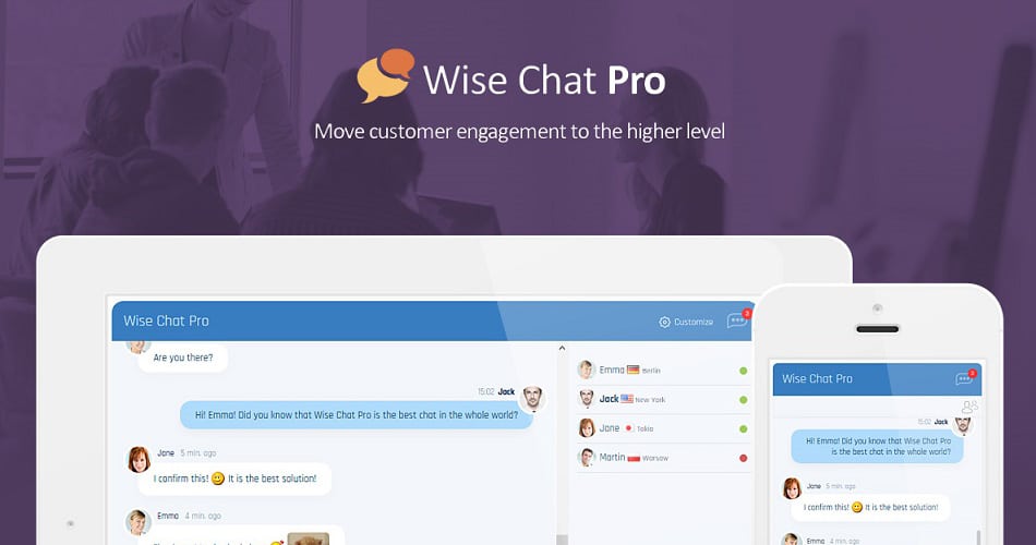 客服系统聊天室插件 Wise Chat Pro V2.3.2 版 - 赢聚网